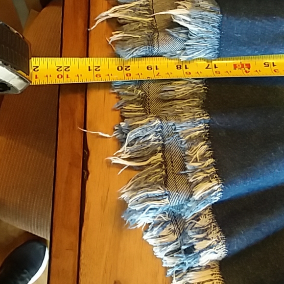 WILLIAMRAST frayed denim flared skirt, NWOT - Picture 8 of 8